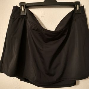 Black swimsuit skirt